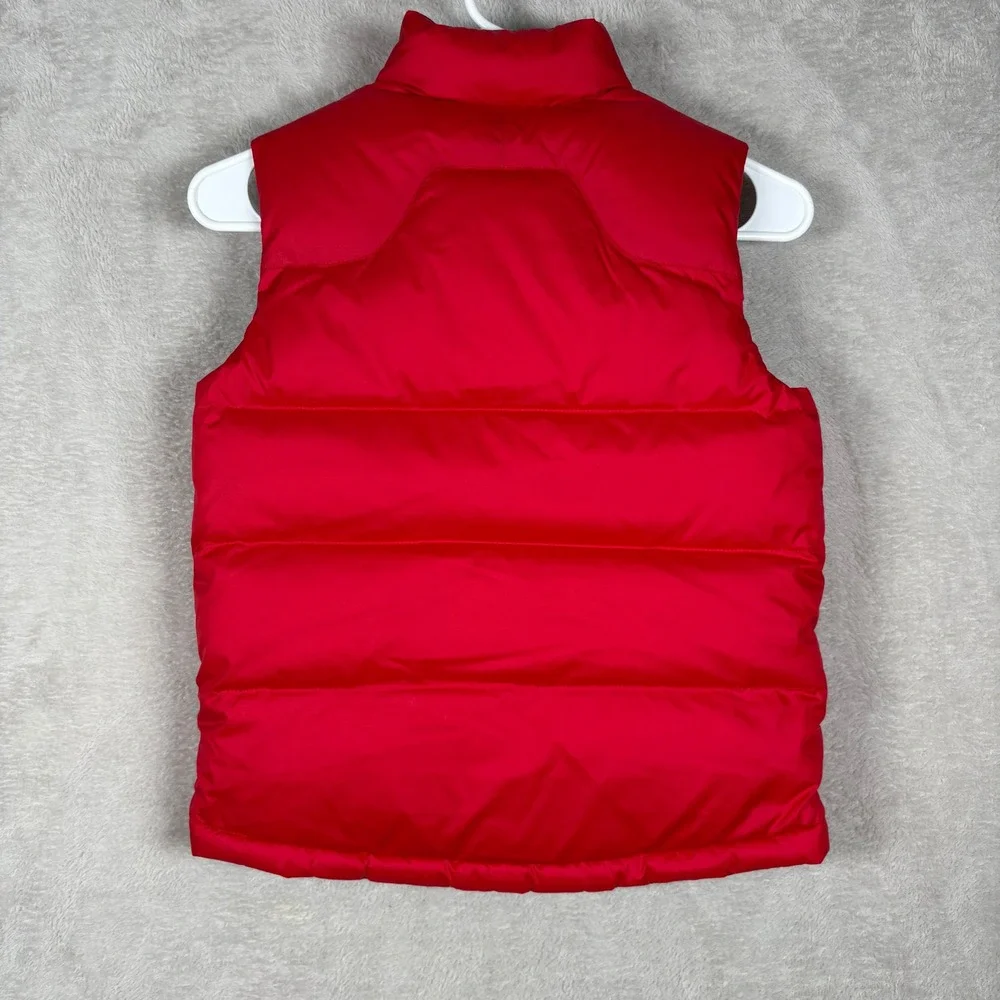 Polo Ralph Lauren Puffer Vest Kids 8 Red Navy Reversible Down Quilted Vest NEW
